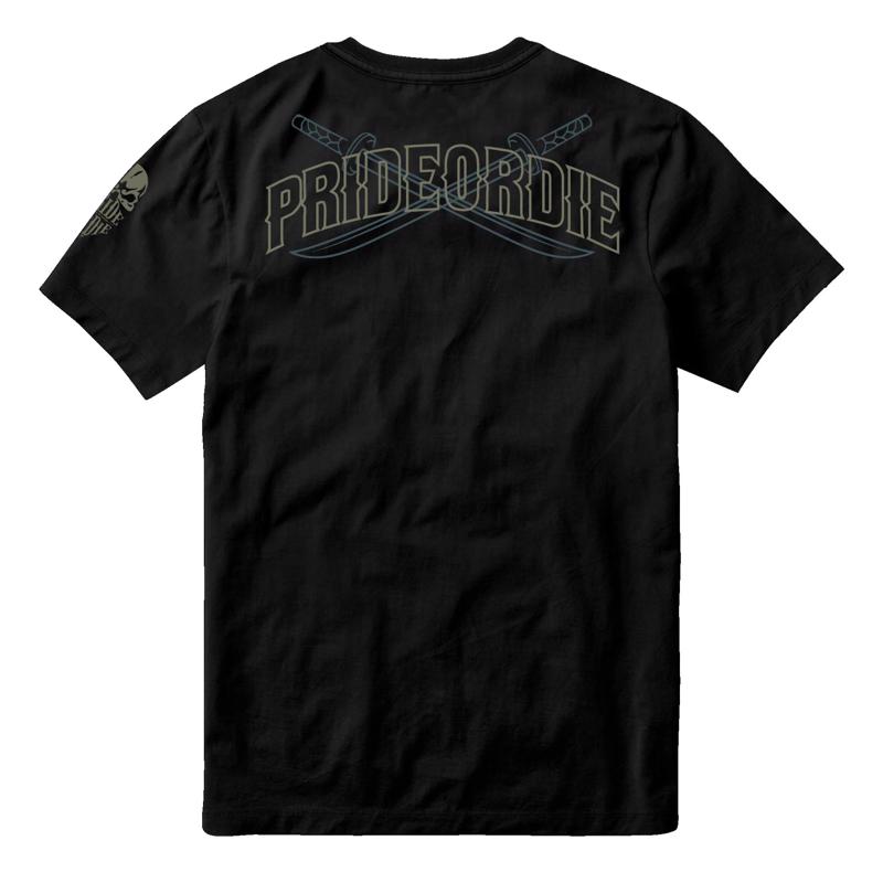 PRiDEorDiE Samurai T-Shirt -black